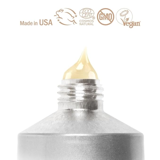 Hurraw! Balmtoo Squeezable Balm, Sandalwood Fir: Thick, ultra-moisturizing. Anywhere application. Body, face, lips, neck, fingers, toes. 1 tube = 7 sticks of lip balm. Natural, Organic. Made in USA-GlimoraGlow