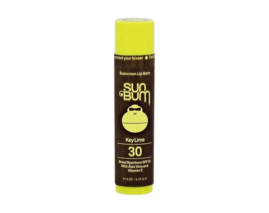 Sun Bum SPF 30 Sunscreen Lip Balm | Vegan and Cruelty Free Broad Spectrum UVA/UVB Lip Care with Aloe and Vitamin E for Moisturized Lips | Key Lime Flavor |.15 oz-GlimoraGlow