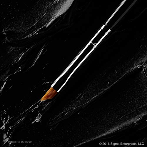 Sigma Beauty Professional E06 Eye Liner Brush – Fine Angled Eyeliner Brush with Pointed Tip for Meticulously Applying Gel and Liquid Eyeliner, For Cat Eyeliner & Winged Liner (1 Brush)-GlimoraGlow