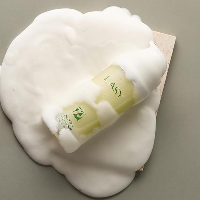 L.ASY ProxiGlow O2 Cleanser (3.4 fl.oz) – Oxygen-Infused Hydrating Facial Wash-GlimoraGlow