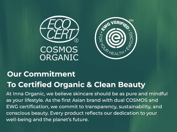 INNA ORGANIC Tinted Lip Serum, Moisturizing, Healing, Light Rosy color, 100% vegan, EWG & COSMOS Certified| Rose Geranium Essential Oils Infused Skincare | Luxury Clean Beauty-GlimoraGlow