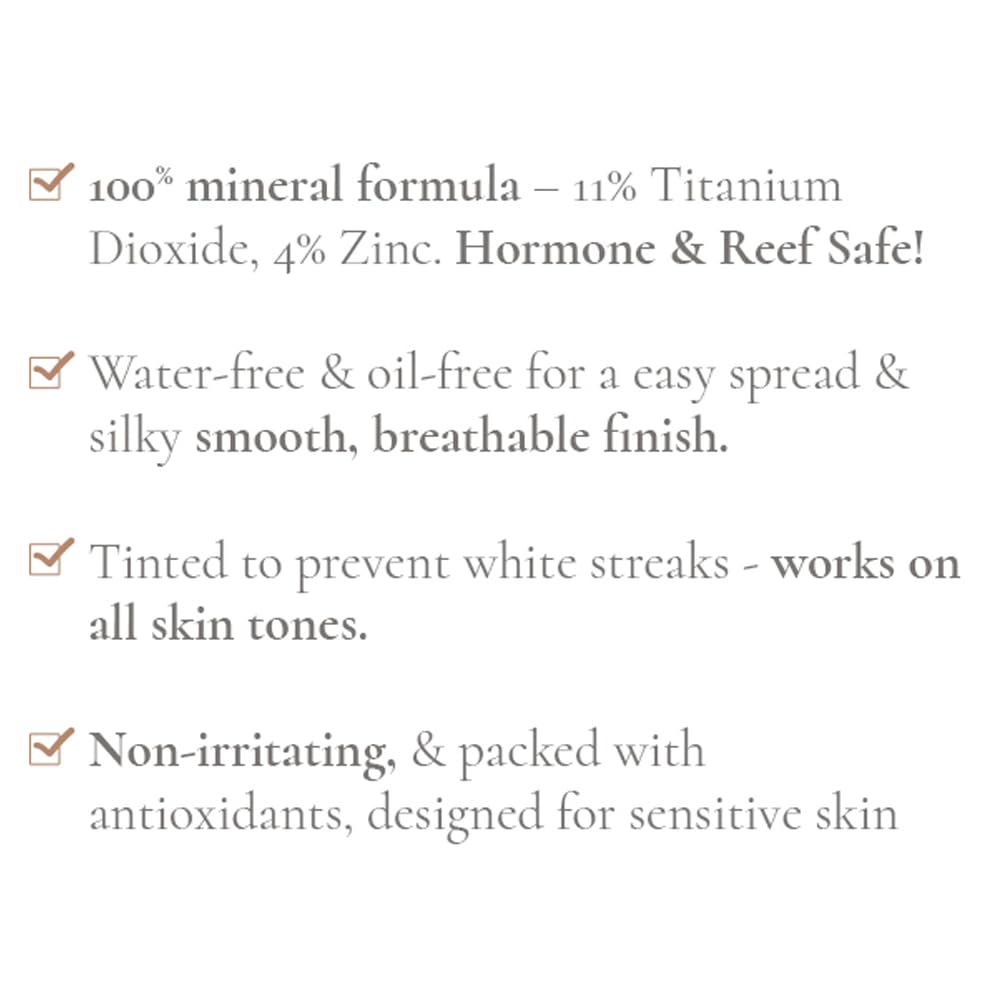 Glowbiotics Tinted Reef-Safe Sunscreen SPF 30: Non-Greasy Daily UVA/UVB Protection | Breathable Mineral Primer with Vitamins, 2 Fl Oz-GlimoraGlow