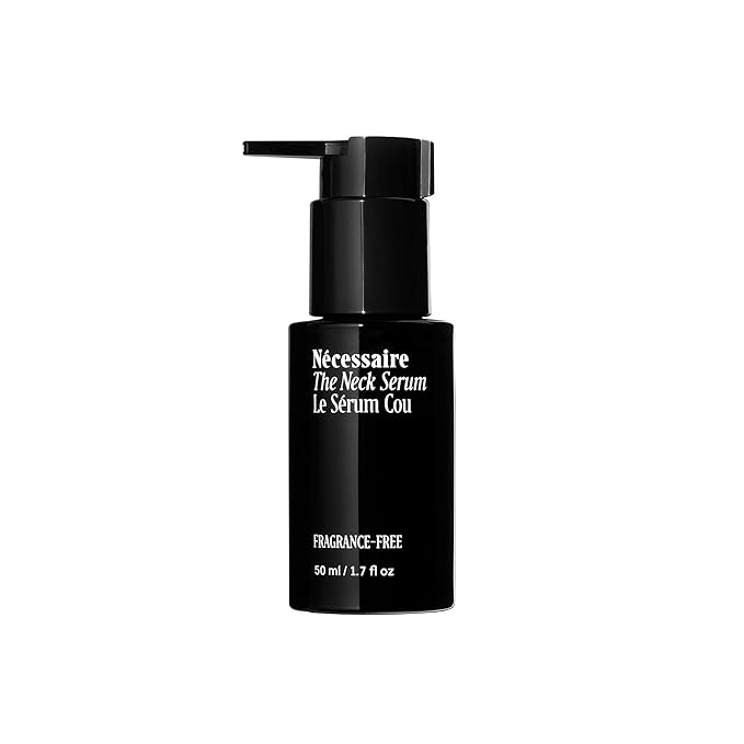 Nécessaire The Neck Serum. Fragrance-Free. 5 Peptides for Tech + Aged Neck. Skin Feels Firm, Looks Lifted. Hypoallergenic. Dermatologist-Tested. 50 ml-GlimoraGlow