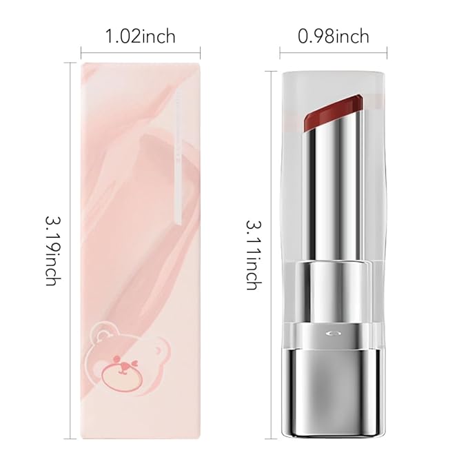 1Pcs Tinted Lip Balm Moisturizing Lipstick – Warm Orange Brown Sheer Hydrating Lip Color for Dry Lips – Nourishing Lip Balm for All Women with a Subtle Natural Scent (S03 Autumn)-GlimoraGlow