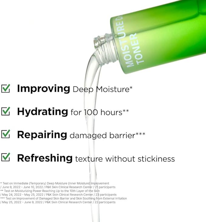 ISOI Moisture Dr. Soothing Toner, Lightweight Hydrating Toner with Tea Tree Ceramide & Hyaluronic Acid for Skin Barrier Support, Korean Skin Care (4.39 fl.oz/130ml)-GlimoraGlow