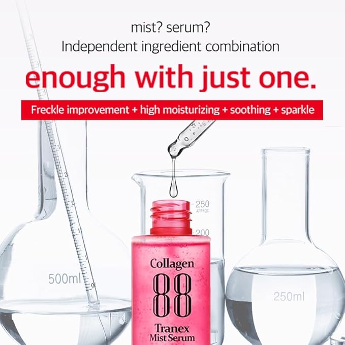 Collagen Double Eight Facial Mist Serum 100ml – Hydrating Face Mist & Makeup Setting Spray with Deep Collagen Barrier Protection for Long-Lasting Moisture & Radiant Skin-GlimoraGlow