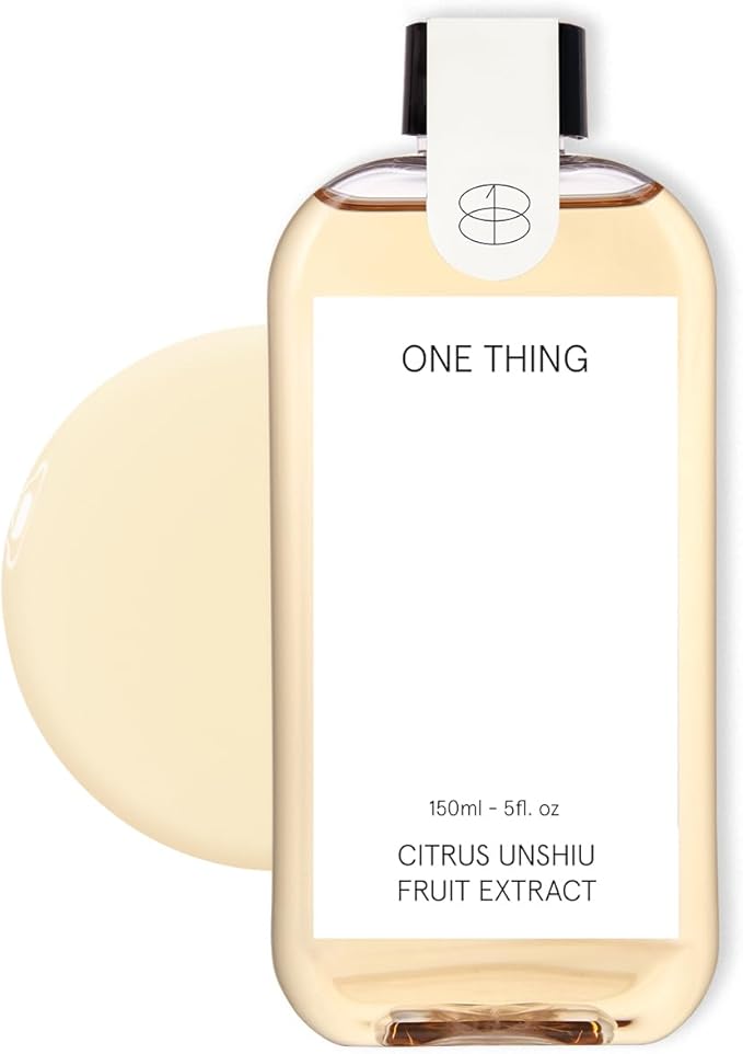 ONE THING Citrus Unshiu Fruit Toner (Tangerine Extract) 5.07 Fl Oz | Hydrating Revitalizing Facial Extract, Uneven Dull Skin, Vitamin C | Acne Scars Dark Spots Pigmentation | Vegan Korean Skin Care-GlimoraGlow