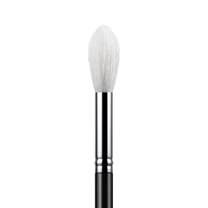 Eyeshadow Brush Fluffy Big Blending Brush Goat Bristles Soft Smugde for Powder Cream Liquid Eyeshadow for Eye Makeup Black (E838)-GlimoraGlow