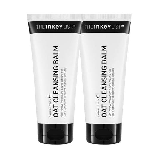 The INKEY List Oat Cleansing Balm Duo, Rich Balm Removes Makeup and Impurities, Reduces Redness, 5.0 fl oz (2 Pack)-GlimoraGlow