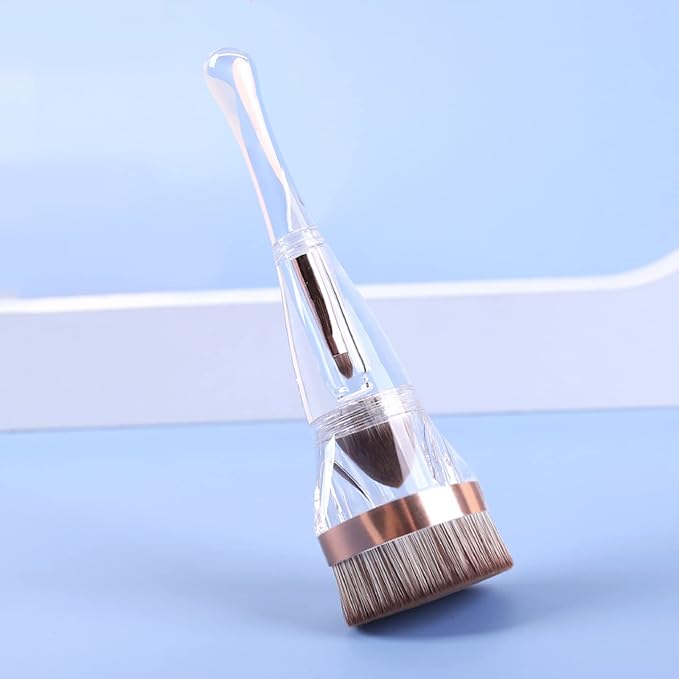 Makeup Brushes, Daubigny Perfect 3IN1 Makeup Brush for Face Blush Liquid Powder Foundation Brush for Blending Liquid, Cream or Flawless Powder Cosmetics with Great Gift Case-GlimoraGlow