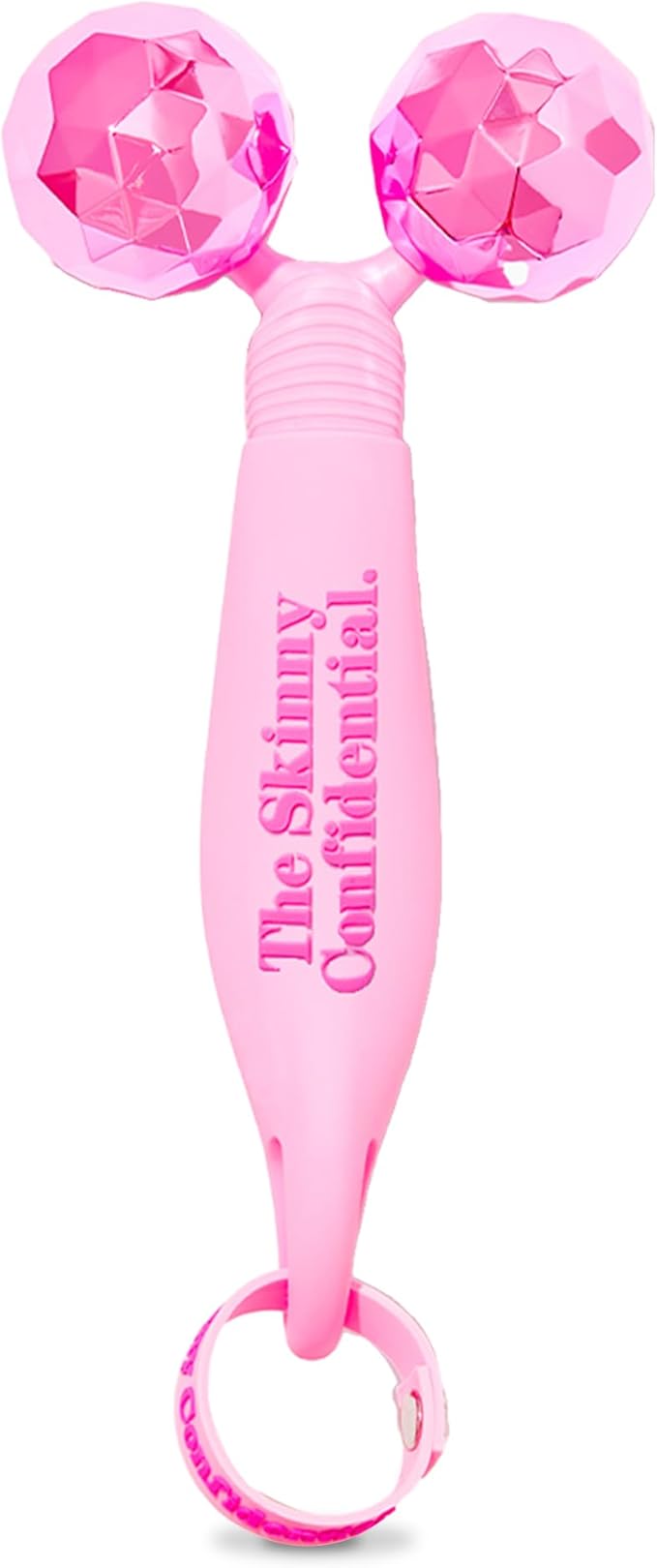 The Skinny Confidential Face Roller - Pink Balls Eye & Facial Roller Massager - Face Massage Tools Skincare for Wrinkles & Fine Lines, Sculpt, Contour, Tighten & De-Puff Skin-GlimoraGlow