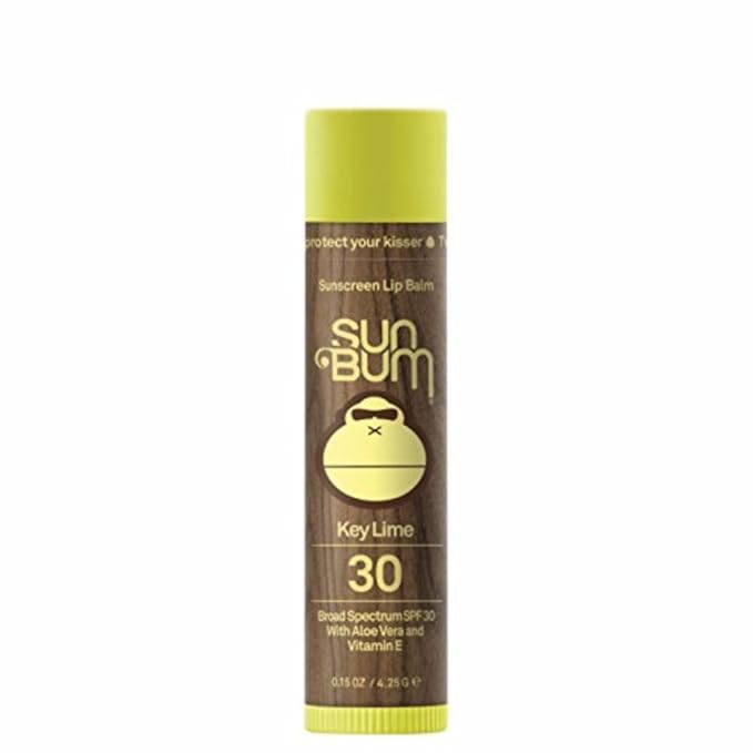 Sun Bum SPF 30 Sunscreen Lip Balm | Vegan and Cruelty Free Broad Spectrum UVA/UVB Lip Care with Aloe and Vitamin E for Moisturized Lips | Key Lime Flavor |.15 oz-GlimoraGlow