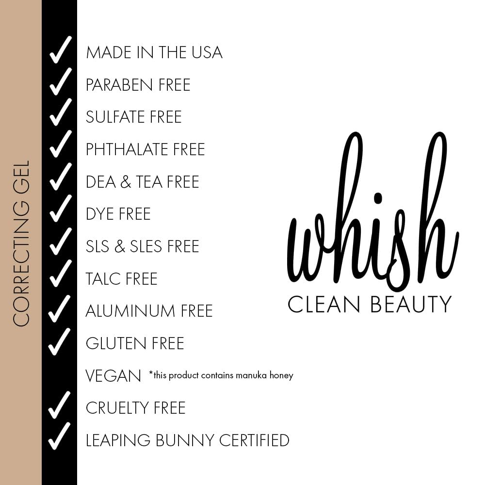 Whish Coconut Milk + Verbena Correcting Gel - Soothes sun exposed skin, reduces the appearance of UV damage, Moisturizes & Corrects with Organic Aloe & Manuka Honey-GlimoraGlow