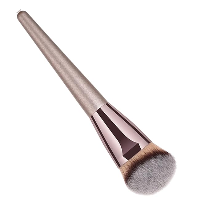 Professional Angled Foundation Brush Premium Synthetic Kabuki Makeup Brush Bronzer Contour Brush Cosmetic Applicator for Blending Liquid Powder BB Cream Vegan Brochas de Maquillaje-GlimoraGlow