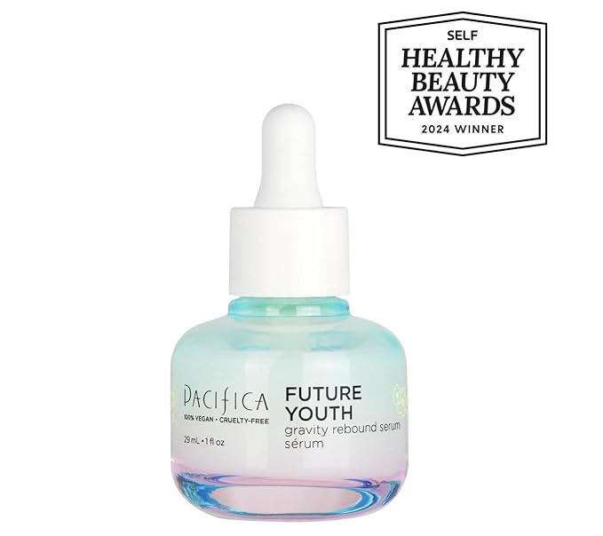 Pacifica Future Youth Gravity Rebound Face Serum – Multi-Peptide Firming Facial Serum for Fine Lines, Anti-Aging & Elasticity Vegan & Cruelty-Free Dermatologist Tested-GlimoraGlow