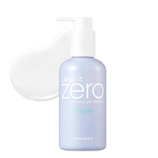 BANILA CO Clean It Zero Calming Gel Cleanser | Cica & Amino Acid Complex for Gentle Hydration | Vegan & Hypoallergenic | Korean Facial Cleanser for Sensitive Skin (200ml / 6.76 fl oz)-GlimoraGlow