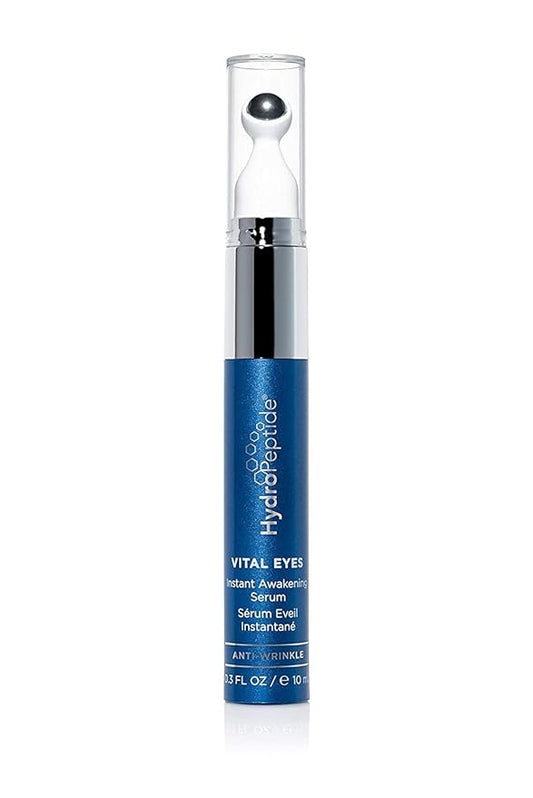 HydroPeptide Vital Eyes, Instant Awakening Serum, Cooling Rollerball, Hydrate and Brighten, 0.3 Ounce-GlimoraGlow