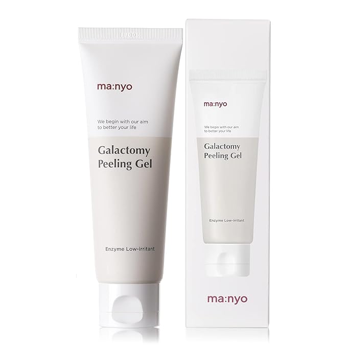 ma:nyo Galactomy Enzyme Peeling Gel | Gentle Exfoliator for Smooth & Radiant Skin | Removes Dead Skin & Impurities | Suitable for All Skin Types,Korean Skincare | 2.5fl oz (75ml)-GlimoraGlow