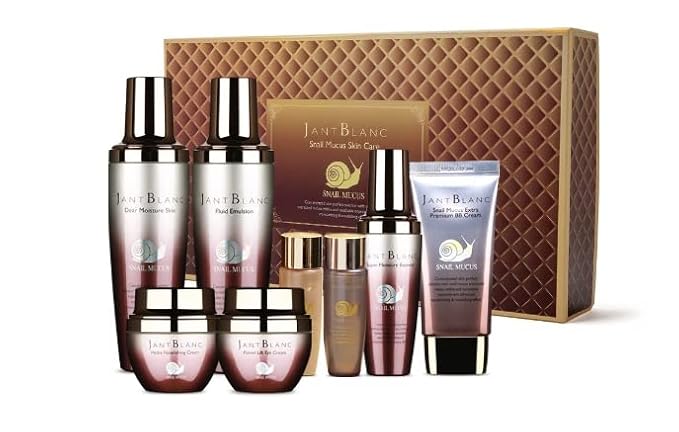 Jantblanc Snail -Mucus Skin Care Set (Skin Care 6 Set)-GlimoraGlow