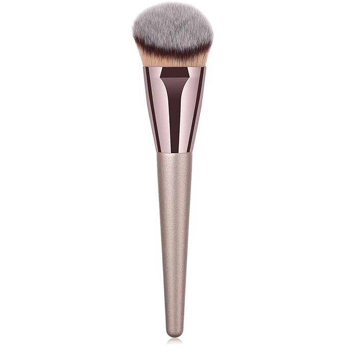 Professional Angled Foundation Brush Premium Synthetic Kabuki Makeup Brush Bronzer Contour Brush Cosmetic Applicator for Blending Liquid Powder BB Cream Vegan Brochas de Maquillaje-GlimoraGlow