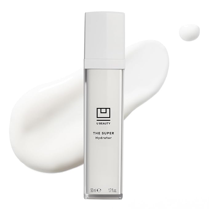 U Beauty The SUPER Hydrator Hyaluronic Acid Moisturizing Cream - Mega-Dose Skin Hydrator with Peptides and Grapeseed Oil for Supple, Smooth, and Softer-Looking Skin For Up To 48 Hours - 1.7 fl oz-GlimoraGlow