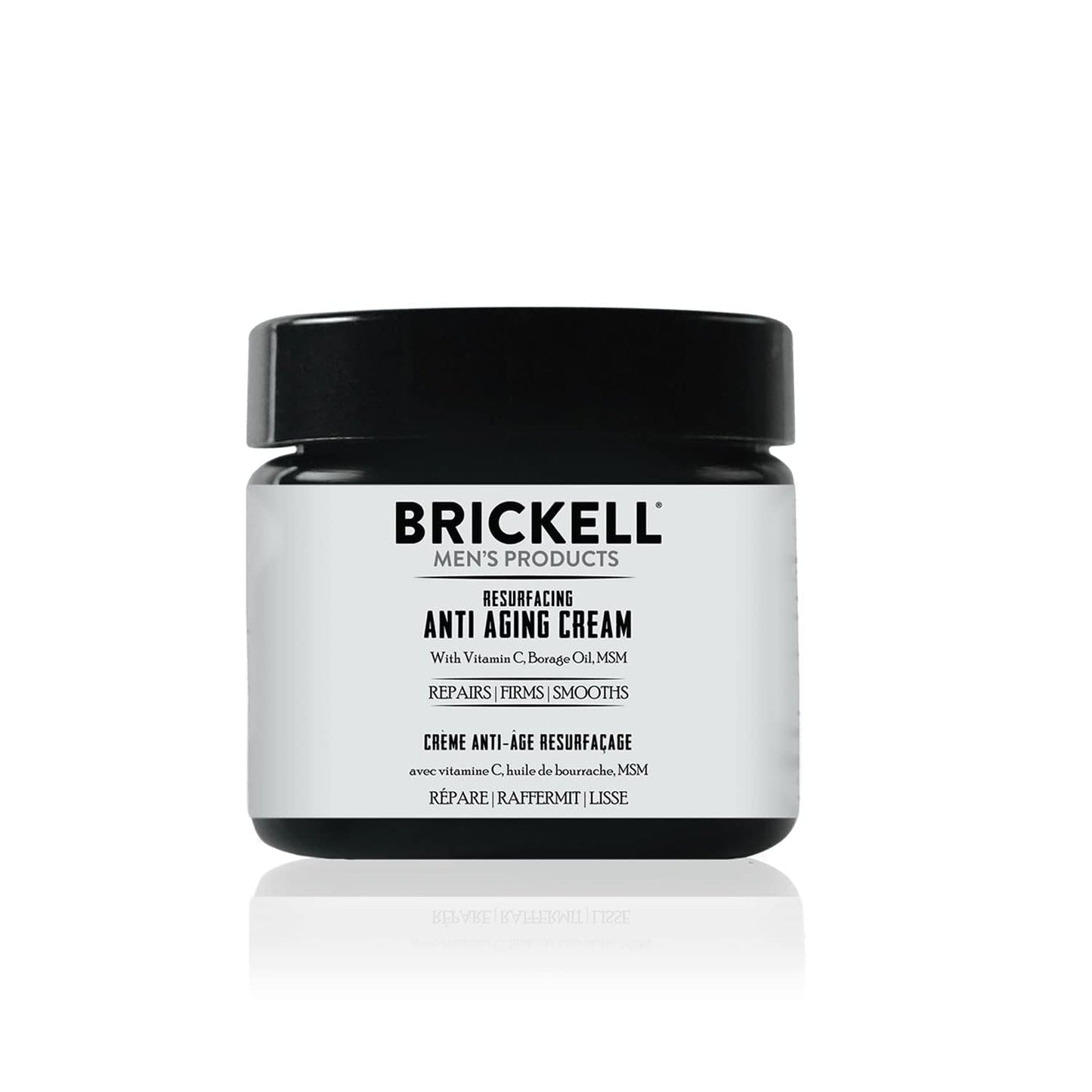 Brickell Men's Products Resurfacing Anti-Aging Face Cream For Men, Natural and Organic Face Moisturizer, Vitamin C Cream For Wrinkles, 2 Ounce, Scented-GlimoraGlow