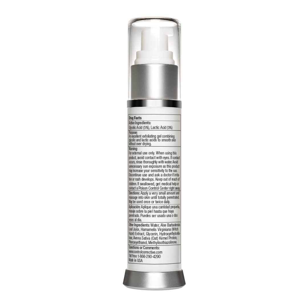 CONTROL CORRECTIVE Smoothing Repair Gel, 1.7 Oz - Anti-Aging Gel, Combination Of Glycolic & Lactic Acids, Maintains Skin Clarity, Reducing Fine Lines & Wrinkles, Exfoliation, Adds Luminosity, Balances-GlimoraGlow