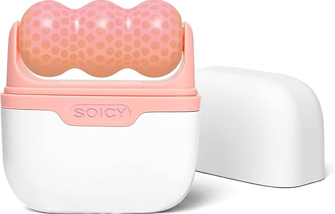 OPENDGO Ice Roller for Face Facial Massager for Eye Puffiness, Reduces Wrinkles, 2 in 1 Facial Skin Care Tool for Body Cold Therapy Tools-GlimoraGlow