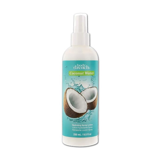 Body Drench Coconut Water Hydrating Spray Lotion for All Skin Types, 8.5 fl oz-GlimoraGlow