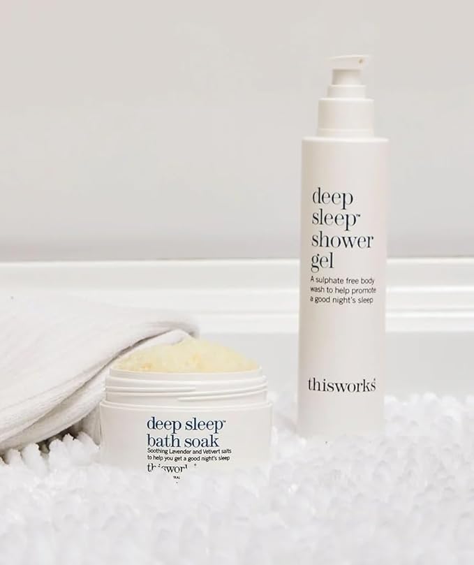 THISWORKS deep sleep shower gel: Calms the Mind and Protects the Skin, 8.4 fl oz (250ml)-GlimoraGlow