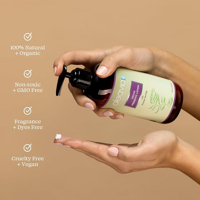 Aleavia Orchid Prebiotic Body Lotion – Lightly Scented, All-Natural Moisturizing Body Lotion with Organic Essential Oils for Soft, Smooth Skin – 12 Oz-GlimoraGlow
