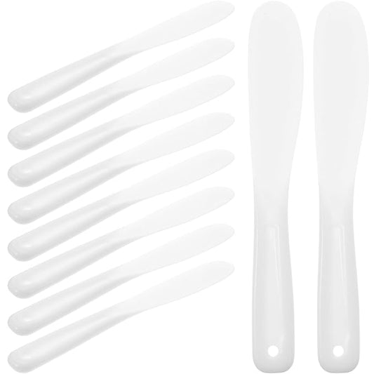 10Pcs mask stick tool stick cosmetic spatulas facial mud applicator spatulas stick facial cream scoops stirring rod makeup spatulas Multifunction white eye cream-GlimoraGlow