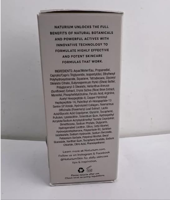 Naturium Multi-Peptide Advanced Serum, Firming & Smoothing Face Serum for Fine Lines & Wrinkles with Advanced Multi-Peptide Blend, 1 oz-GlimoraGlow