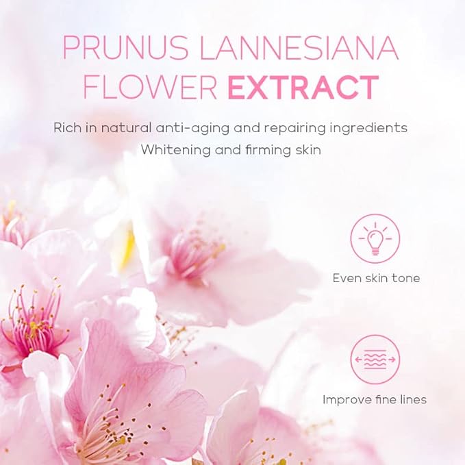 AKARY Cherry Blossom Eye Roller Serum Eye Moisturizer, Deep Hydration Eye Serum with Caffeine and Sodium Hyaluronate, Under Eye Cream to Reduce Dark Circles, Fine Lines, Smoothing Skin Care Treatment-GlimoraGlow