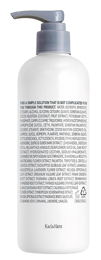 Karl&Hans Botanic Vegan Body Lotion Gourmand Coconut, Long-lasting Hydration with Soothing Coconut Fragrance - For Hands and Body, 13.2 fl oz-GlimoraGlow