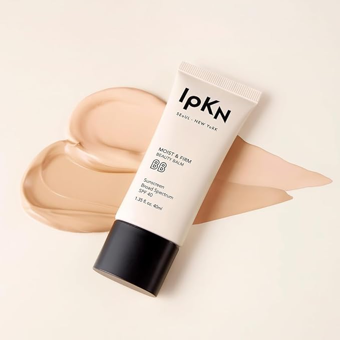 IPKN Moist & Firm BB Cream - Ultra-Hydrating Daily BB Cream with or without SPF40 - Lightweight, Non-Greasy Face Base with Antioxidants for Smooth, Radiant Skin-GlimoraGlow