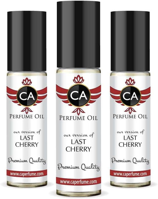 CA Perfume Impression of Last Cherry For Women Men Replica Fragrance Body Oil Dupes Alcohol-Free Long Lasting Roll-On 0.3 Fl Oz-X3-GlimoraGlow