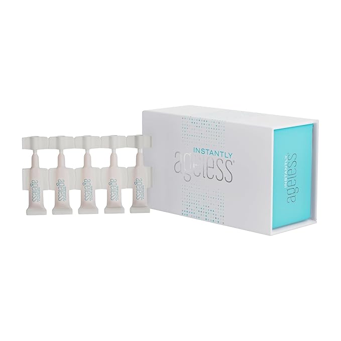 Instantly Ageless Facelift in A Box - Instant Eye Bag Remover Puffiness -1 Box of 25 Vials - Instant Under Eye Bags Remover - Wrinkle Tightener - Instant Wrinkle Remover for Face Instant Lift-GlimoraGlow