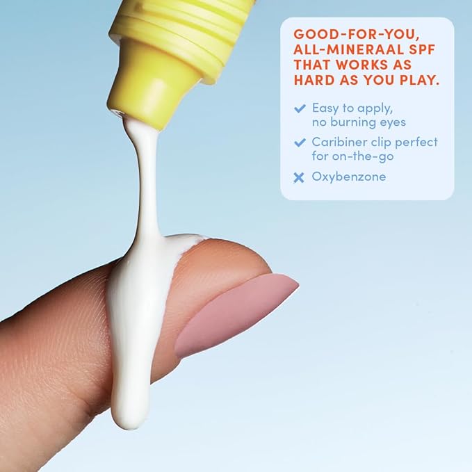 Evereden SPF50 Fluid Silk Mineral Kids Sunscreen: Clean Cooling Non-Nano UVA, UVB, & IR Protection for Sensitive Skin - Sheer, Lightweight, & Waterproof for Up to 40 Mins - Beach Day Toddler Sunscreen-GlimoraGlow