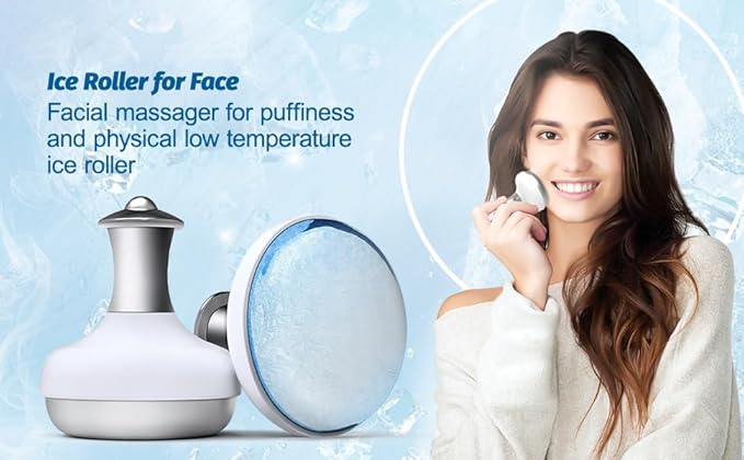 2 Pack Ice Roller for Face and Eyes, Facial Roller Device for Women, Ice Wand for Different Skin-GlimoraGlow