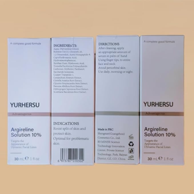 Argireline Serum For Face, Advanced Anti-Wrinkle Facial Serum For Women, Moisturizing Argireline 10% Solution For Face, Argireline Peptide.Suitable For All Skin (1, 1PC)-GlimoraGlow