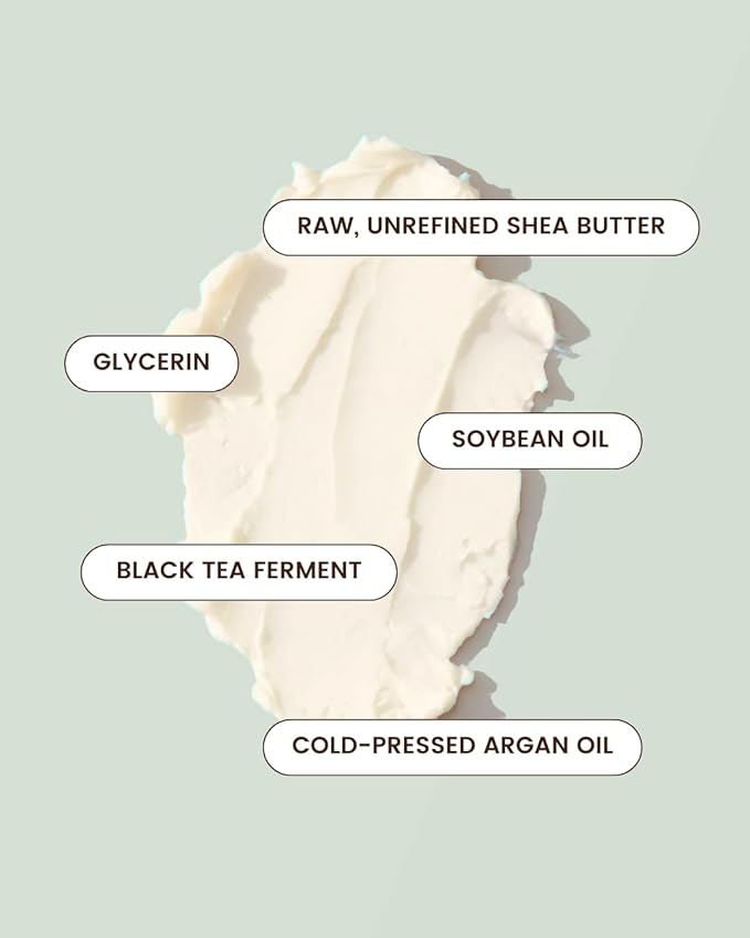 AZMERA Handcrafted Whipped Shea Body Butter – Unscented Moisturizer for Dry, Sensitive Skin with Argan Oil & Vitamin E – Vegan, Non-Greasy Whipped Body Butter for Women & Men – 8.82 oz-GlimoraGlow