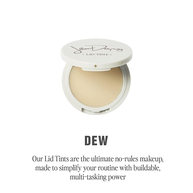 Jillian Dempsey Lid Tint: Satin Cream Eyeshadow I Easy Application for a Natural Shimmer or a Layered Matte Finish I Dew-GlimoraGlow