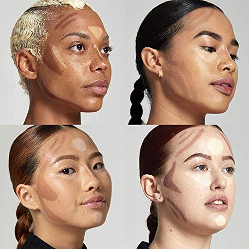 2023 Upgrade Contour Stick, 2 Colors Double-end Contour Highlighter Stick Contour Stick Face Highlighter Contour Makeup Contouring Sticks Cream Concealer (Lotus, Light Brown)-GlimoraGlow