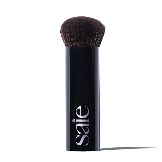 Saie The Big Liquid Foundation Brush - Soft, Multi-Use Makeup Brush for Buffing, Blending & Building - Made with Cruelty-Free, Synthetic Bristles & Creates a Seamless Finish (1 Count)-GlimoraGlow
