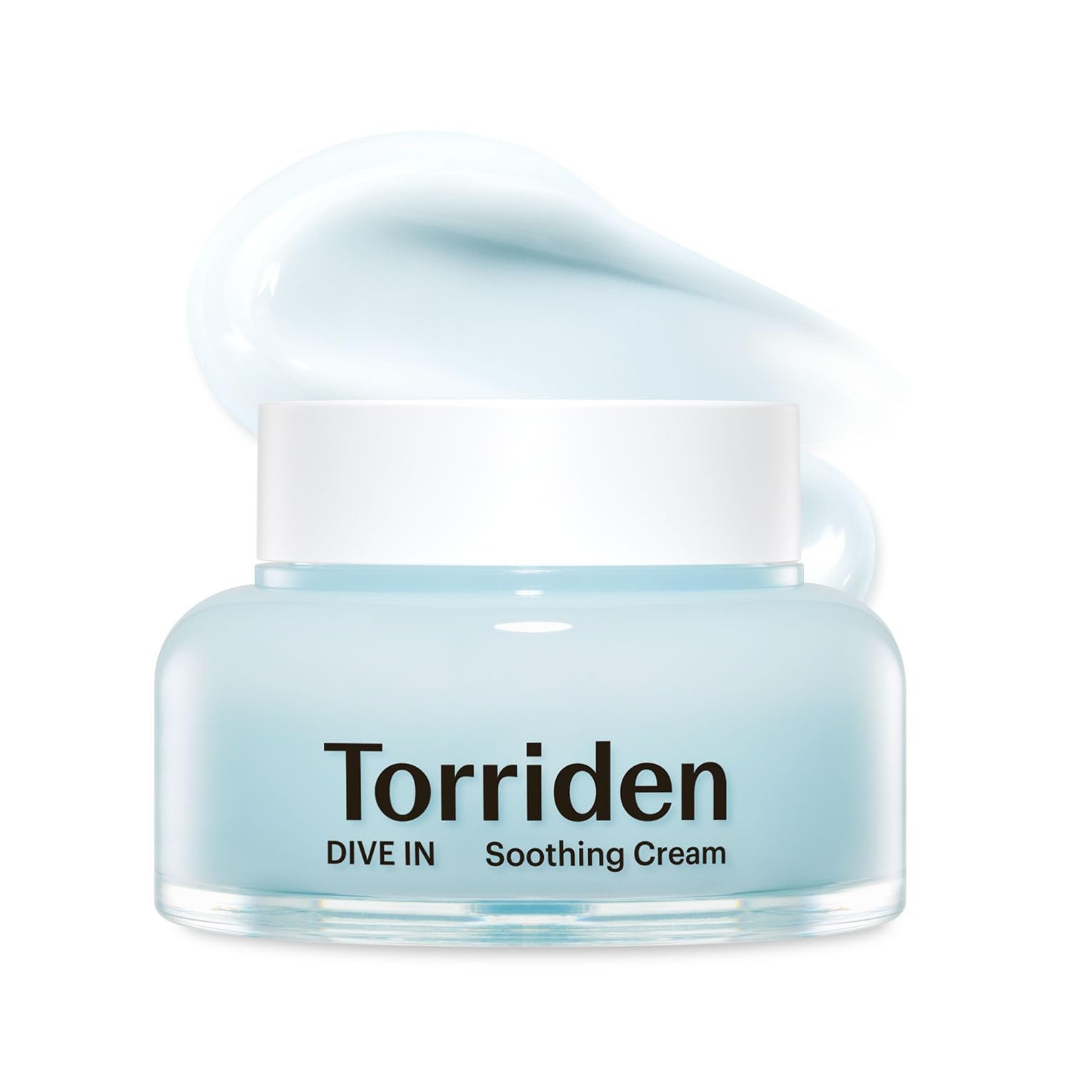 Torriden DIVE IN Hyaluronic Acid Soothing Cream 100ml (3.38 fl. oz) | Revitalizing Facial Moisturizer for Sensitive and Dry Skin | Hyaluronic Acid, Panthenol, Allantoin-GlimoraGlow