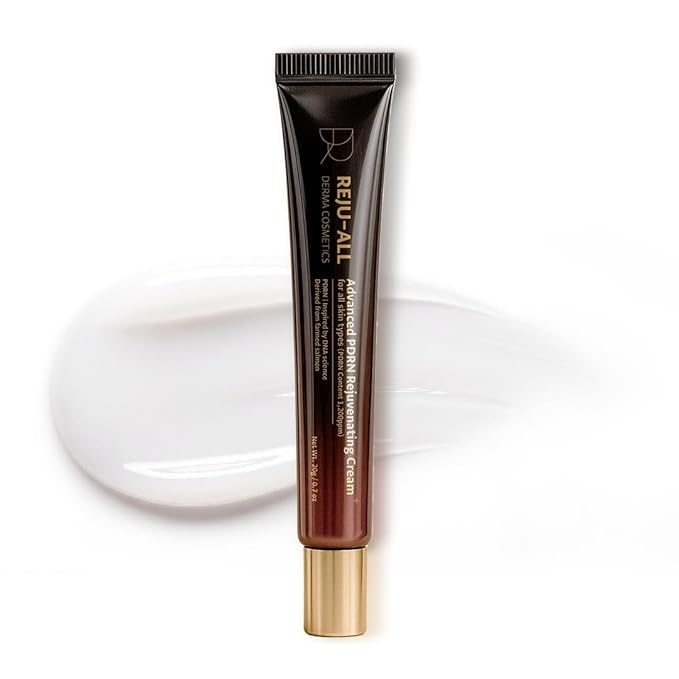 Dr. Reju-All Advanced PDRN Rejuvenating Cream 0.7oz (20g) | 99% Purity PDRN Salmon DNA, Collagen Gel Skin Repair Cream with Hyaluronic Acid & Niacinamide for Glass Skin | Night Routine Korean Skincare-GlimoraGlow