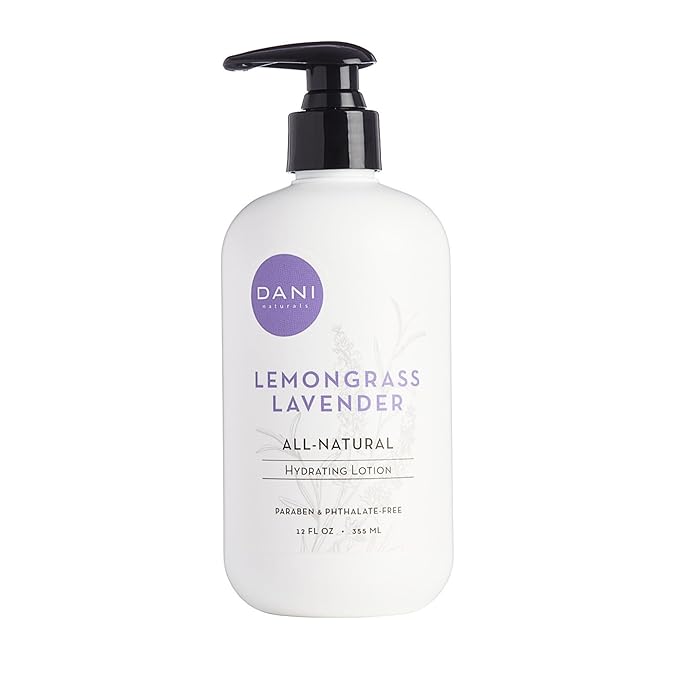 Naturals Hand & Body Lotion - Calming Lemongrass Lavender Scent, Moisturizing Lotion with Aloe Vera, Shea Butter & Vitamin E, Deep Hydration for Dry Skin, All Skin Types - 12 Oz-GlimoraGlow