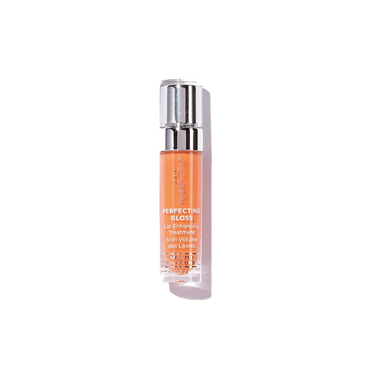 HydroPeptide Perfecting Gloss, Lip Plumping Gloss & Hydrating Treatment, Volumizing Collagen-Boosting Enhancer with Hyaluronic Acid & Peptides, Beach Blush, 0.13 Ounce-GlimoraGlow