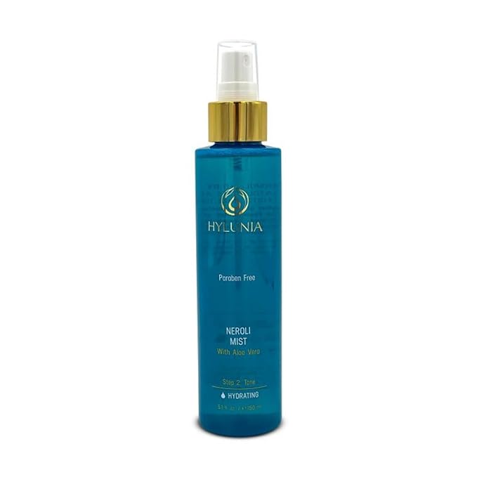Hylunia Neroli Mist - instant moisturizing spray - Colloidal Silver and Aloe Vera - for younger fresher looking skin - all natural toner-GlimoraGlow